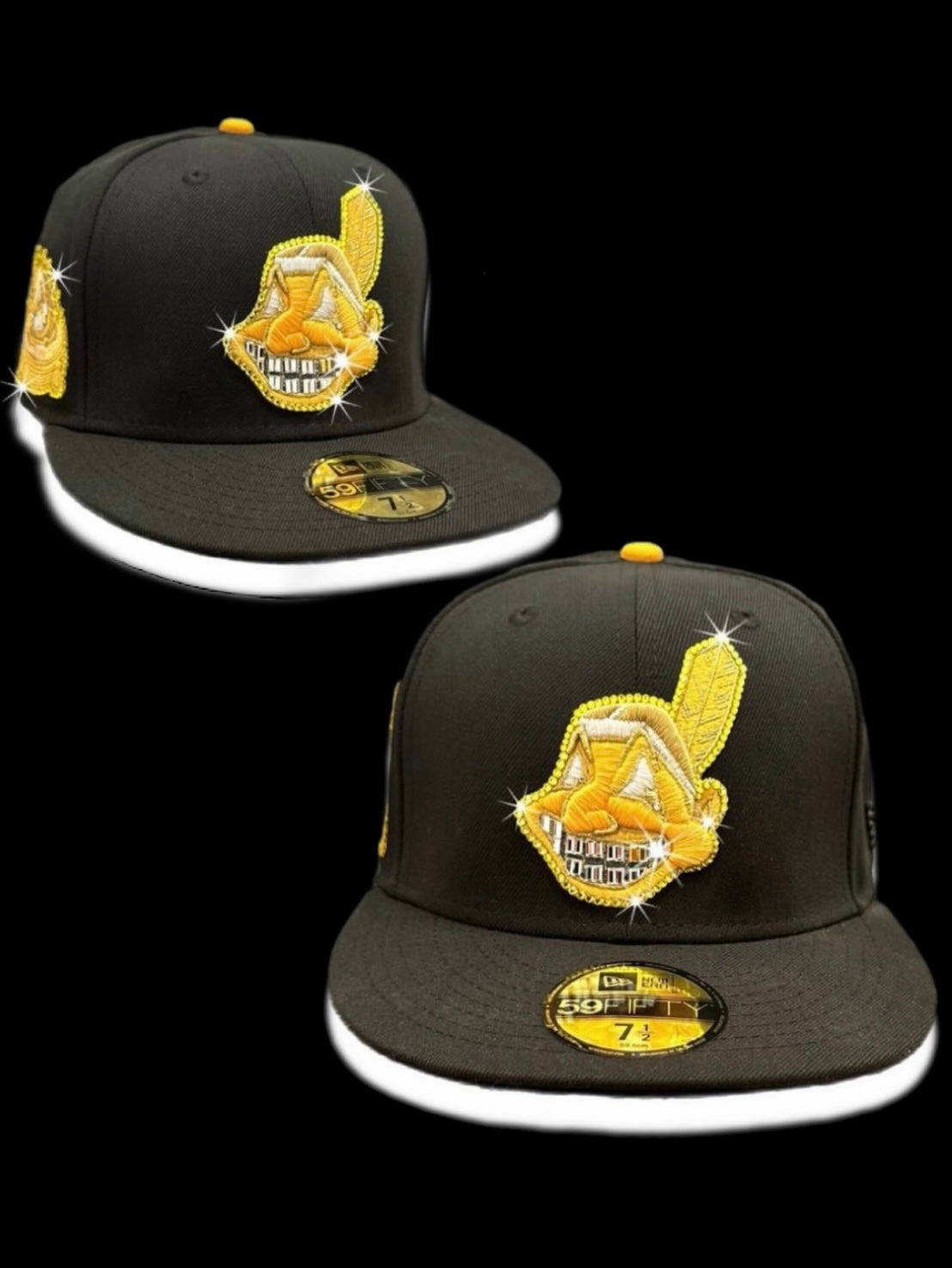 Iced Out Yellow/Black Wahoo